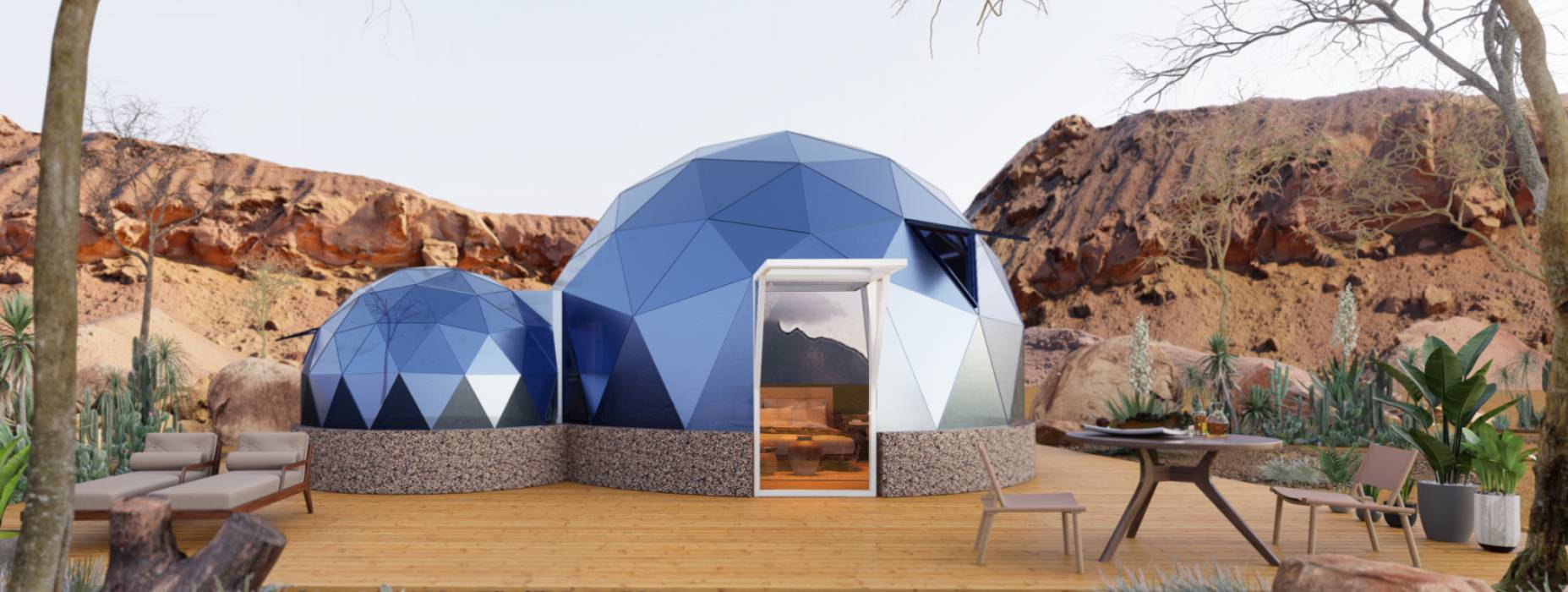 雷山县球形智能光伏玻璃星空房